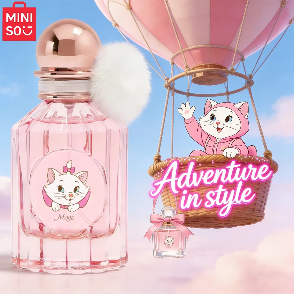 MINISO & DISNEY MARIE – parfum Original floral et fruité pour femme