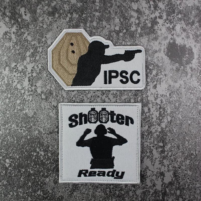 IPSC sac brodé accessoire Badge passionné militaire moral sac à dos, vêtements, brassard, casque de bricolage, gilet, Patch à boucle à crochet