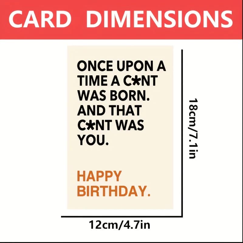 Carte de joyeux anniversaire drôle pour les meilleurs amis, elle, lui, femmes, hommes, cadeaux de navire de chia pour les femmes, cadeaux pour les amis, 1PC