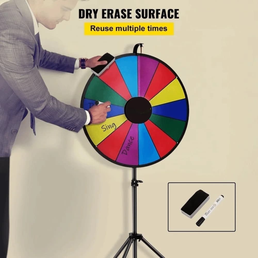 Nouveau 40/50/60cm roue de prix gagne Fortune trépied pliant