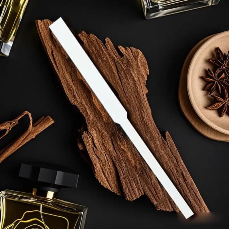 100 feuilles de bandes de test de parfum absorbantes de qualité supérieure avec papier épais et durable