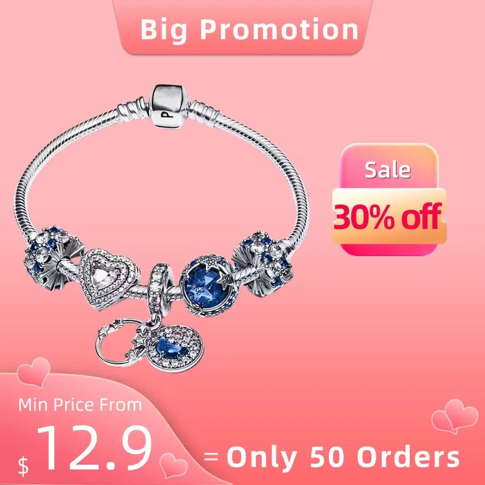 Bracelets à main en argent Sterling 2025 Original pour femmes, ensembles de bijoux de luxe adaptés aux breloques Pandora, cadeau de saint valentin, DIY, 925