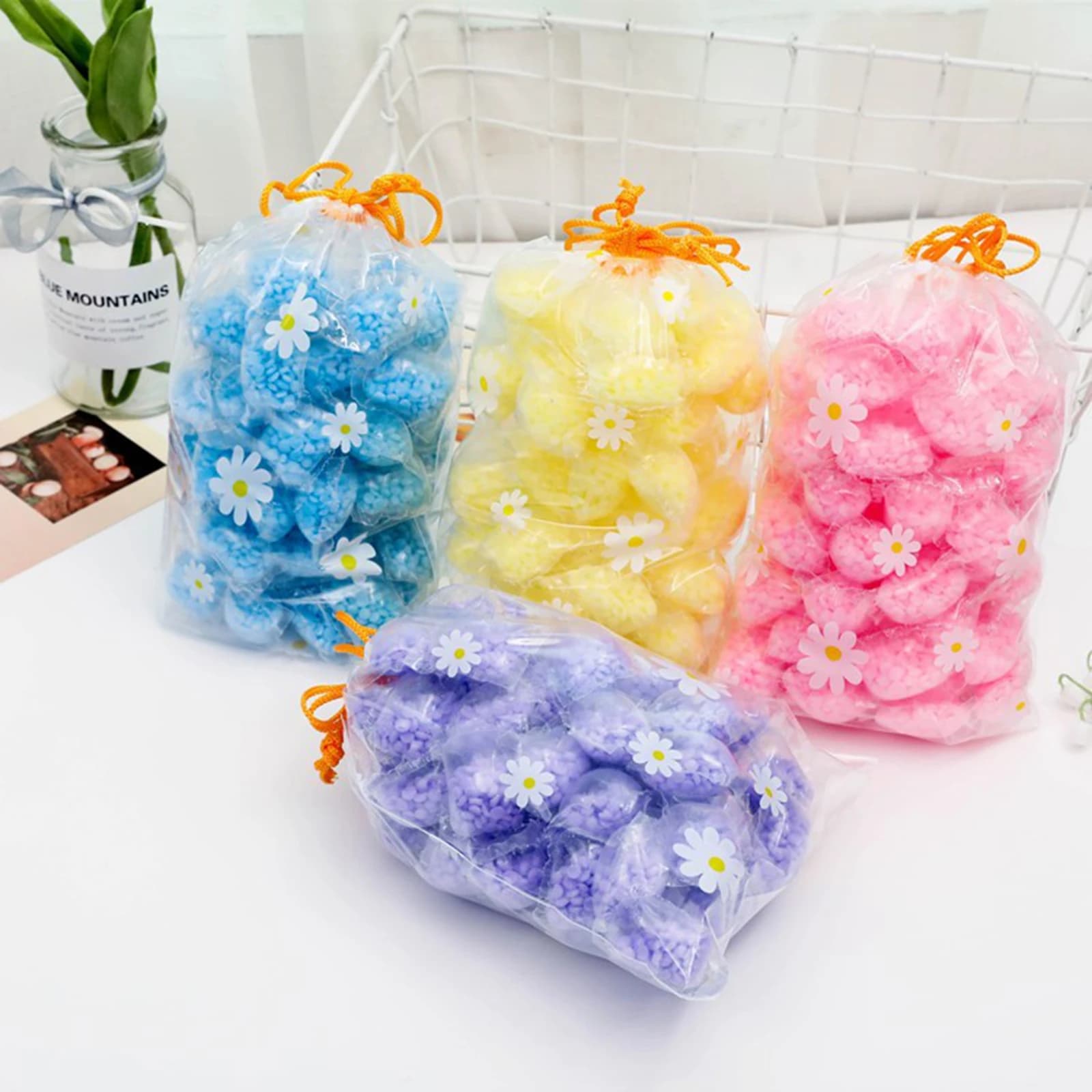 Perles de parfum longue durée pour lessive, capsules de détergent granulé, boules parfumées pour le lavage du linge, diffuseur de parfum, fournitures de lavage