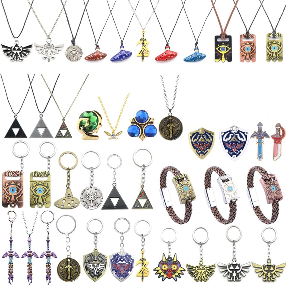 Statue de la série Zeldas Zelda Breath of the Wild Shield Triforce