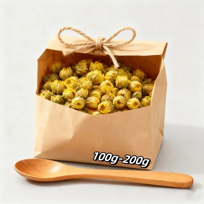 100g200g Top qualité naturel en vrac chrysanthème artisanat bougie faisant Sachet bricolage maison fête savon