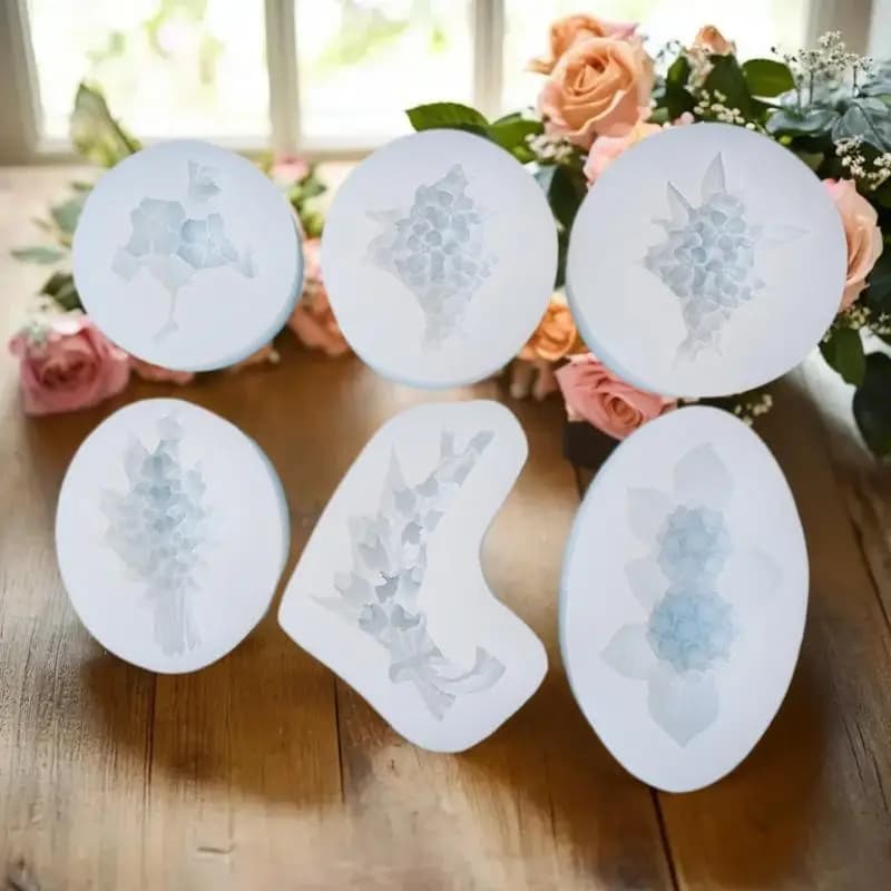 Moule en Silicone pour bougie parfumée à fleur d'osmanthus, parfait pour les désodorisants et l'artisanat en résine