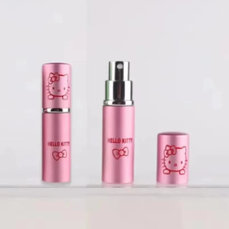 Flacon de parfum Hello Kitty 10 ml, accessoires pour femmes, mini vaporisateur portable rechargeable, cadeau pour étudiante, vente en gros