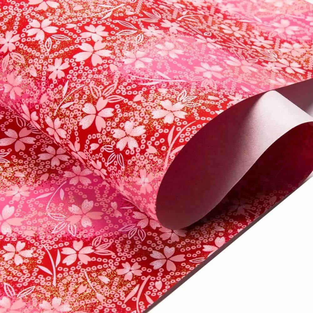 Papier d'emballage cadeau de style japonais
