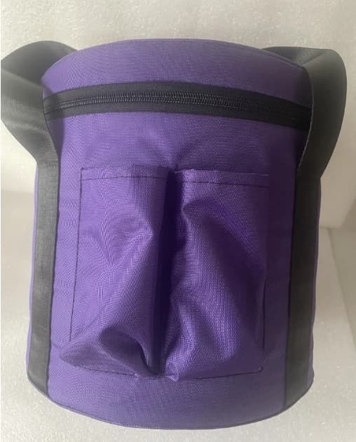 Étui de bol en cristal du Népal, boîte de bol conviviale ré, étui en mousse, coffre-fort, 11"