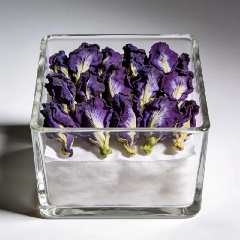 Fleur de pois papillon bleue séchée 100 % qualité supérieure pour la fabrication de bougies parfumées de mariage et la beauté