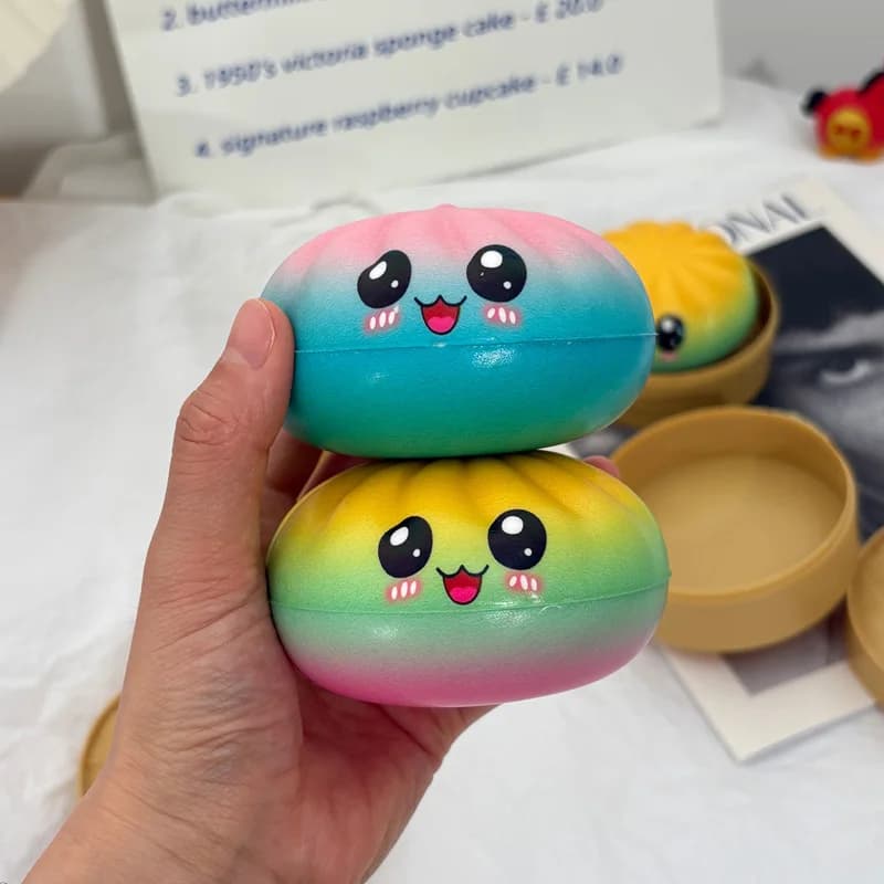 Jouet sensoriel Squishy en forme de boulette mystère, cadeaux de fête, ornements, boule Squishy mystère, cadeaux sensoriels Squishy pour fête