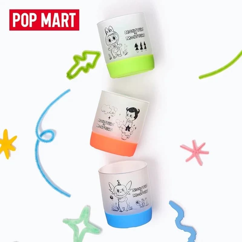 POPMART LABUBU THE MONSTERS Série 10ème Anniversaire MINI Cup Blind Box Guess Bag Mystery Box Jouets Poupée Figurine Anime Mignonne Ornement