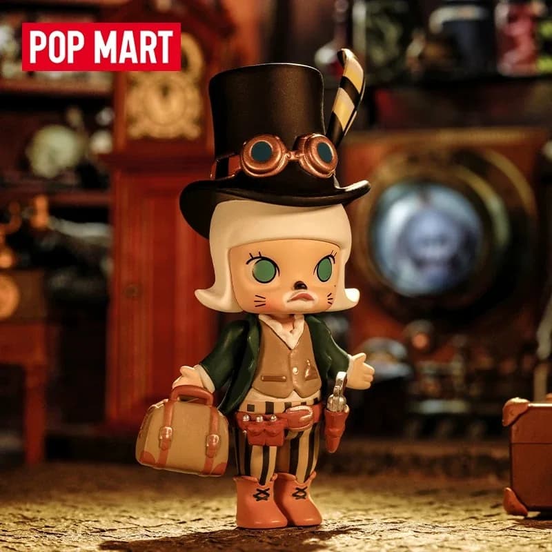 Pop Mart Molly Steampunk série boîte aveugle jouets devinez sac boîte mystère mystère Caixa figurine Surpresa modèle mignon anniversaire