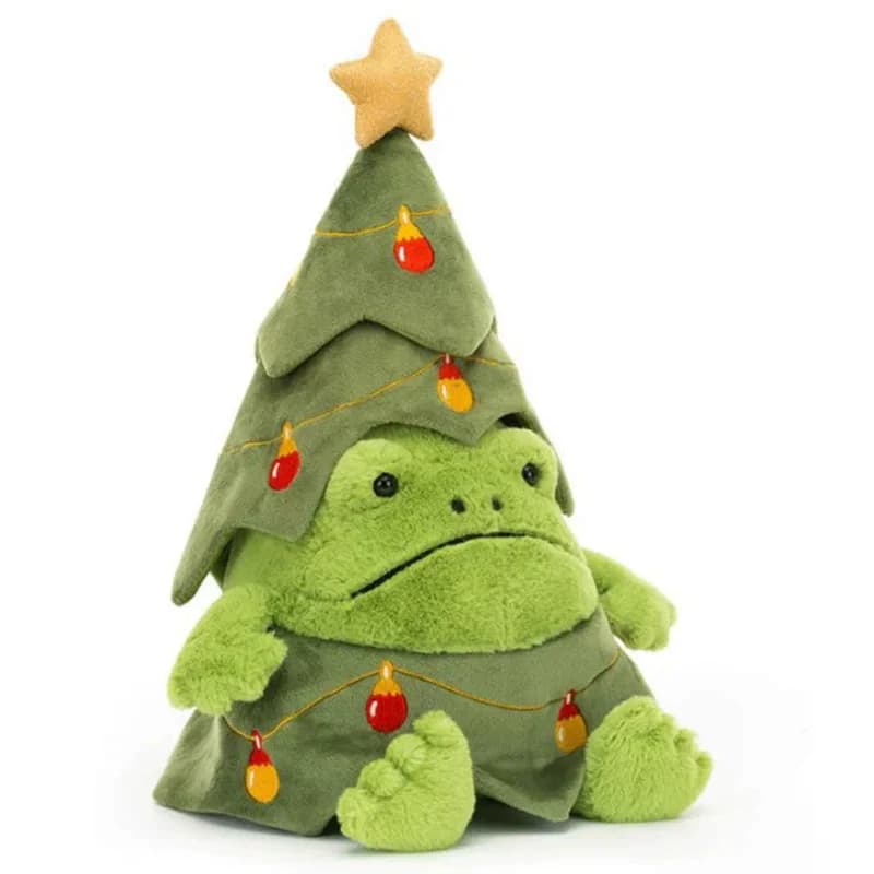 Dernière poupée d'arbre de noël Kawaii, jouet en peluche, dessin animé, mignon, cadeau de vacances, décoration d'ambiance pour amis
