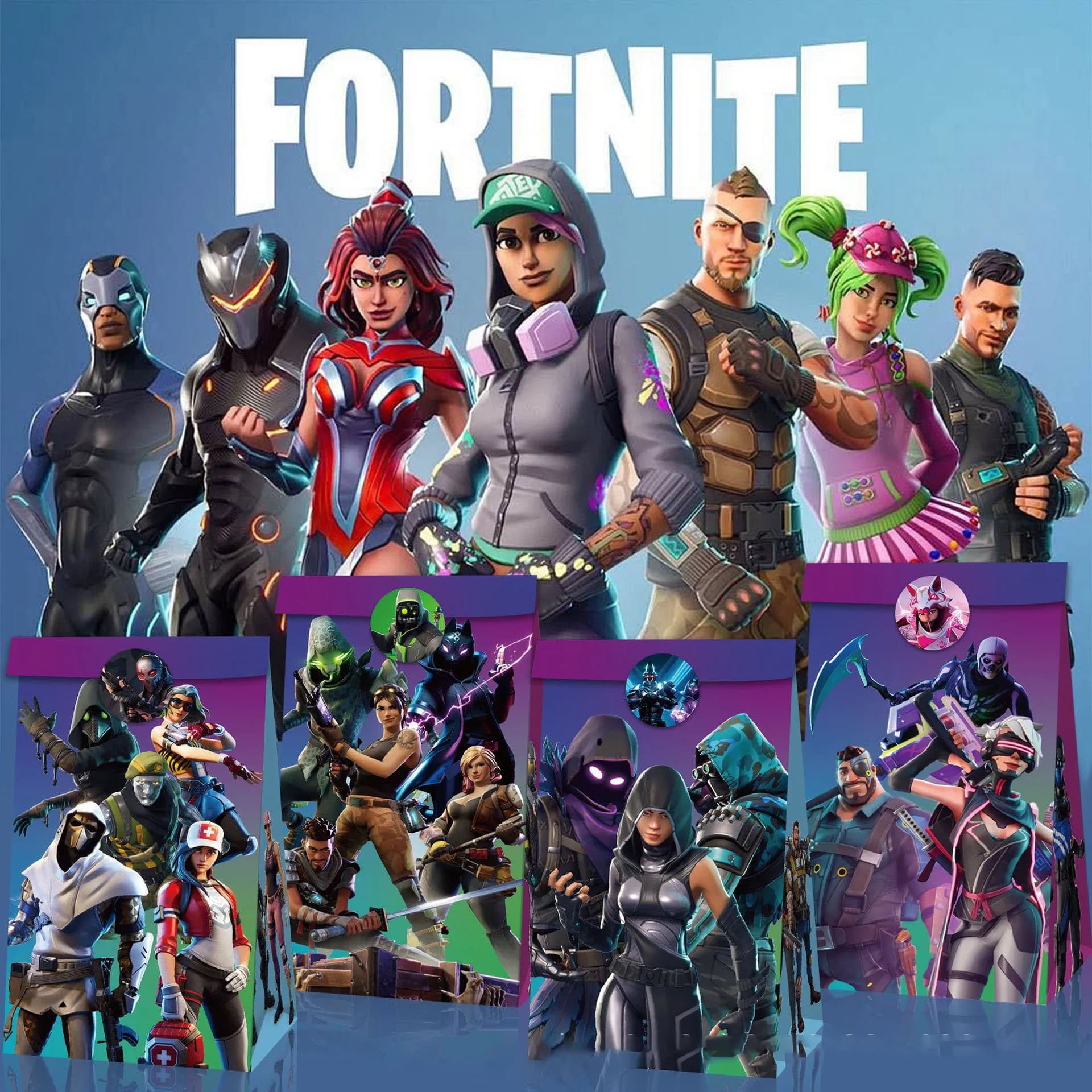 Sacs cadeaux Fortnite pour jeu de tir