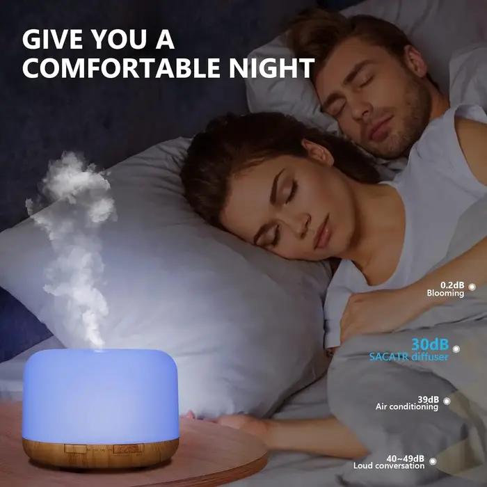 Diffuseur d'arôme OTHAI avec humidificateur d'air, lumières LED colorées et télécommande pour aromathérapie et bien-être à domicile occasions spéciales