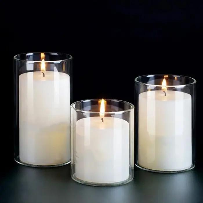 Porte-Bougie Simple Transparent