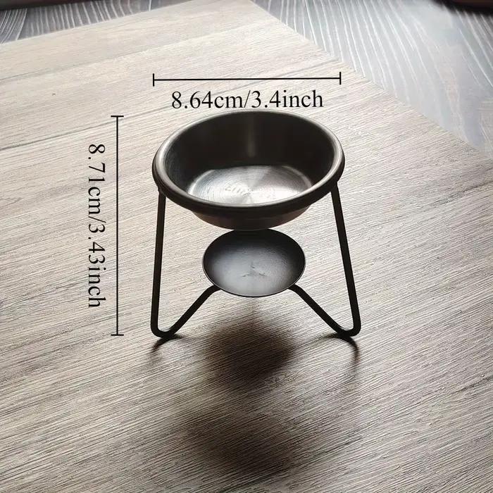 Brûleur et ensemble d'encens 50g, bougie minimaliste d'encens de qualité supérieure, chauffe-encens chauffant pour résine, poudre d'huile d'encens