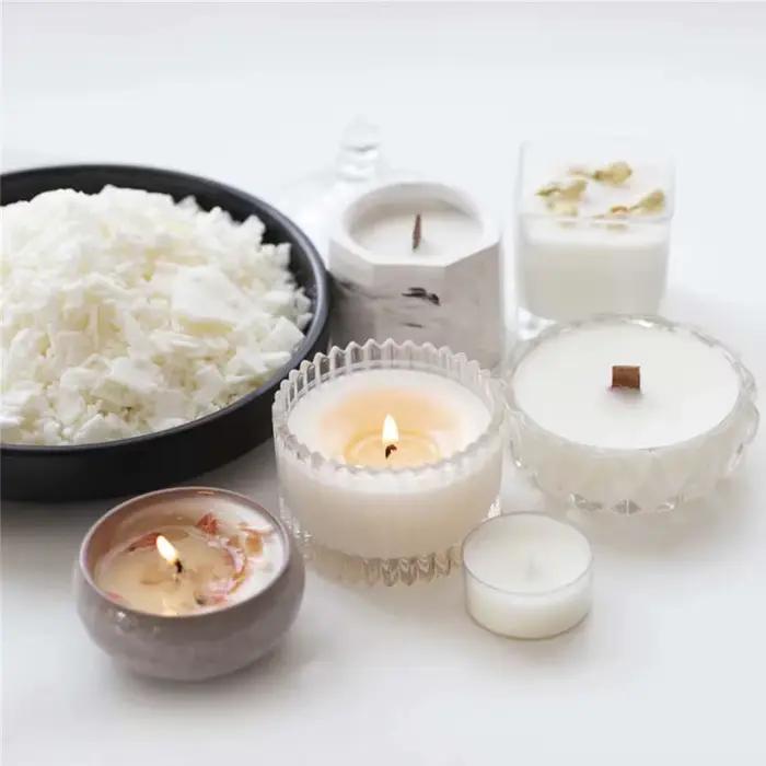 Blocs de cire parfumée pour la fabrication de bougies à monter soi-même - Gris clair, jaune clair, kaki foncé - 1KG/2.2 - Matériaux de haute qualité pour la création d'ambiances personnalisées