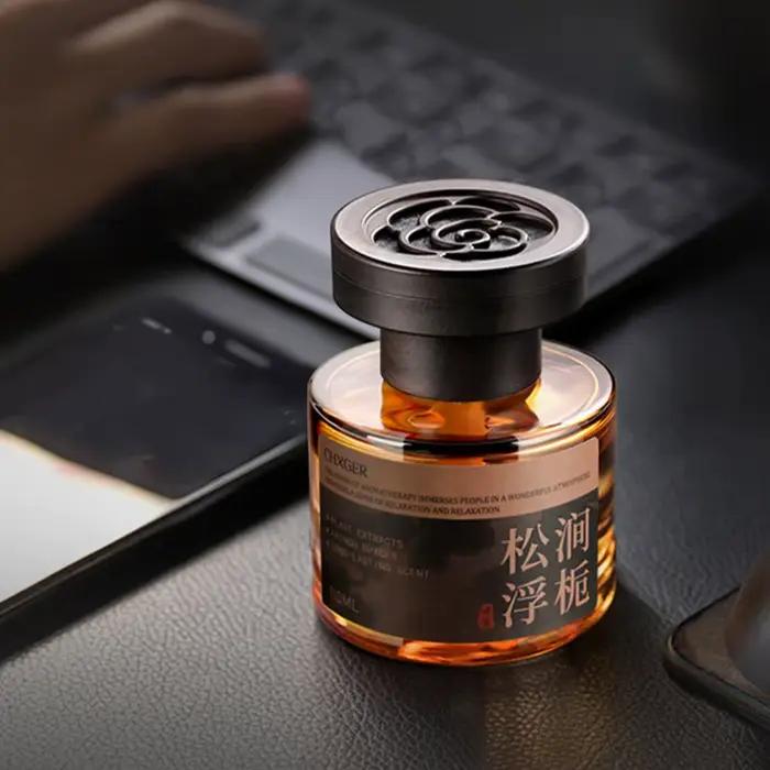 Parfum de voiture 110 ml, diffuseur d'huiles essentielles longue durée, éliminateur d'odeurs pour la décoration intérieure de la voiture et de la maison