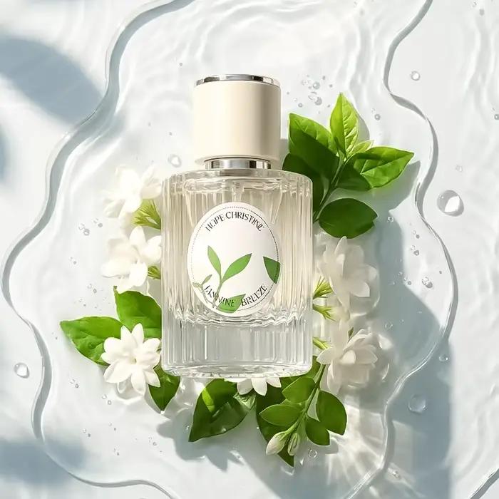 HOPE CHRISTINE Eau de Parfum Menthe Jasmin Musc Vert Blanc Longue Durée Parfum Naturel Pur Occasions Spéciales Fraîcheur Subtile Élégance Sophistication