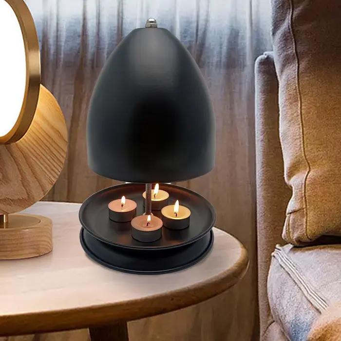 Chauffe-bougie en métal pour bougie chauffe-plat
