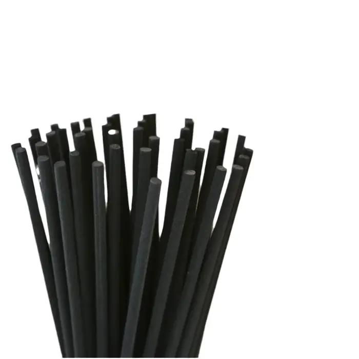 Bâtons de diffusion d'aromathérapie épais en fibre noire recharge de parfum bâtons de diffusion pour huiles de parfum pour ambiance personnelle bien-être détente relaxation occasions spéciales