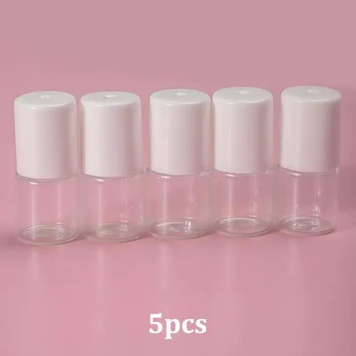Bouteille de parfum à huile essentielle de 2ml, en acier inoxydable et en verre, durable, pour voyag