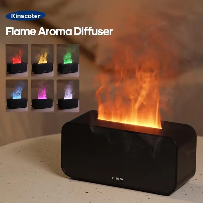 Diffuseur d'arômes à simulation de flamme colorée