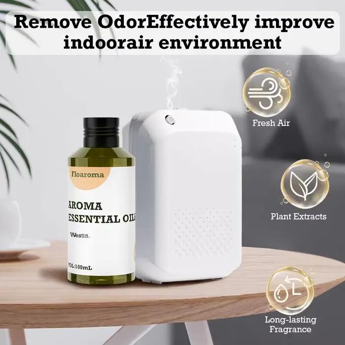 Diffuseur d'huile aromatique avec ventilateur à l'intérieur, désodorisant pour hôtel, parfum de grande surface pour la maison, 100ml