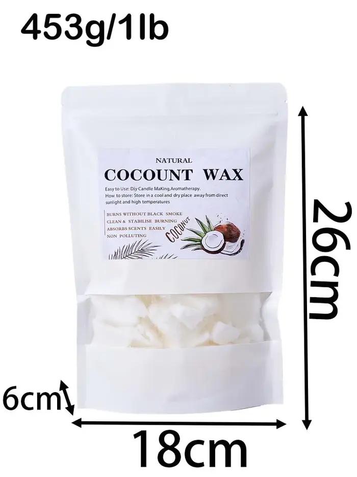Cire de coco blanche naturelle 1LB en gros pour bougies DIY