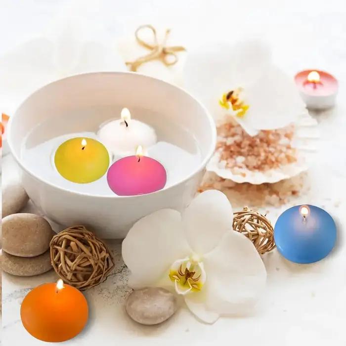 Moule rond en acrylique pour bougie de cire flottante