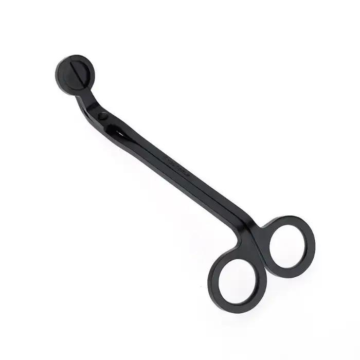 Ciseaux coupe-mèche de bougie de 18 cm en acier inoxydable, coupe-mèche à tête ronde, outils faits m