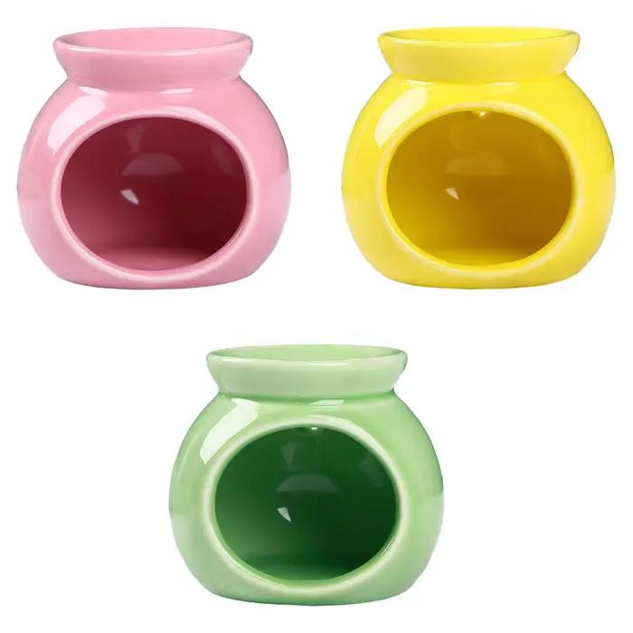 Encensoir en céramique Kesoto, brûleur à huile essentielle, diffuseur de parfum, bougeoir parfumé pour salon, cuisine, porche, multicolore, facile à utiliser, élégant pour décorer et parfumer la maison