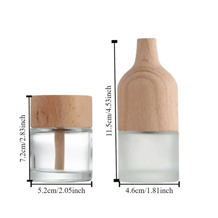 Vase diffuseur de parfum en bois massif