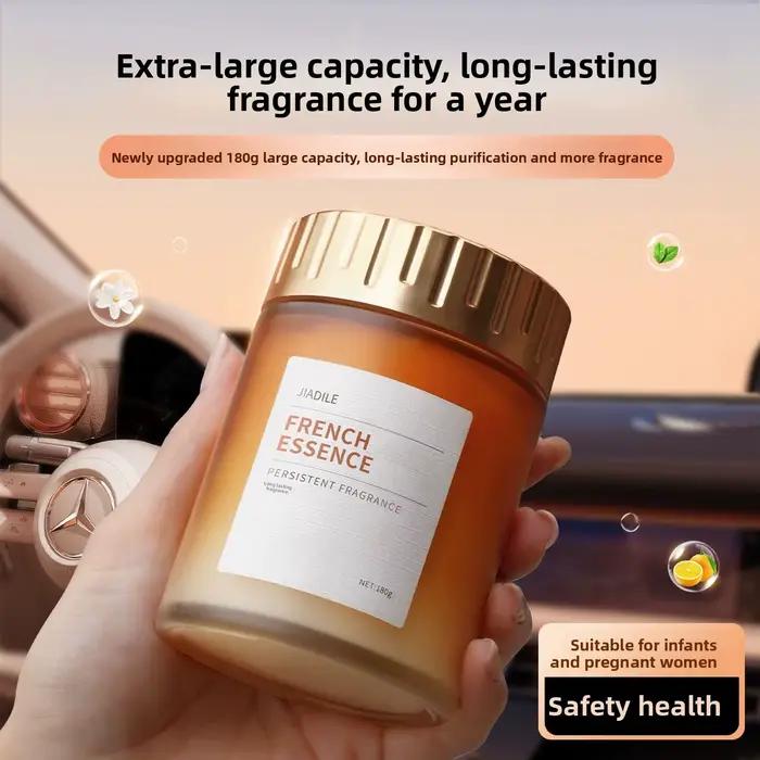 Baume aromatique solide pour voiture, éliminateur d'odeurs, parfum longue durée, ornement parfumé haut de gamme pour voiture neuve