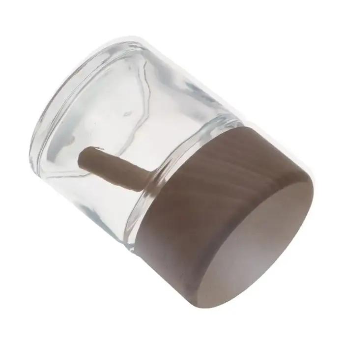Bouteilles diffuseur de parfum en verre de 50 ml avec bouchon en bois