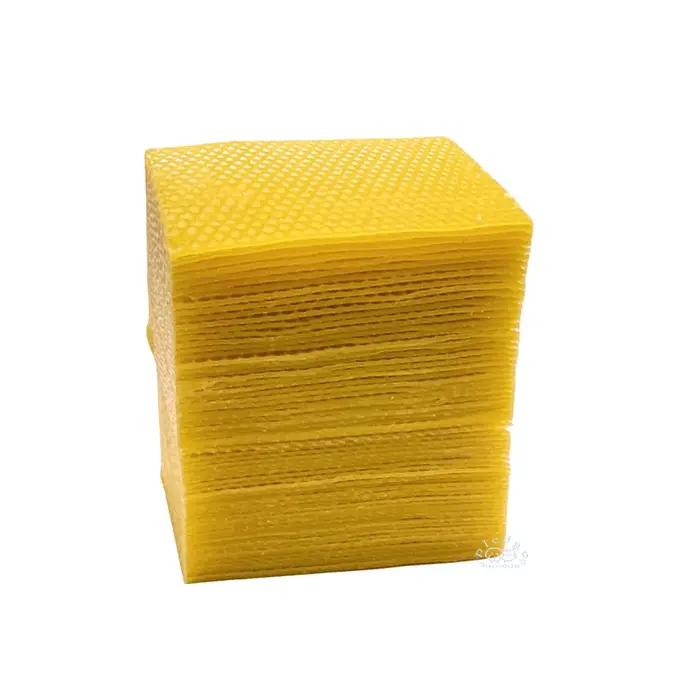 Feuille de nid d'abeille en cire d'abeille Pure