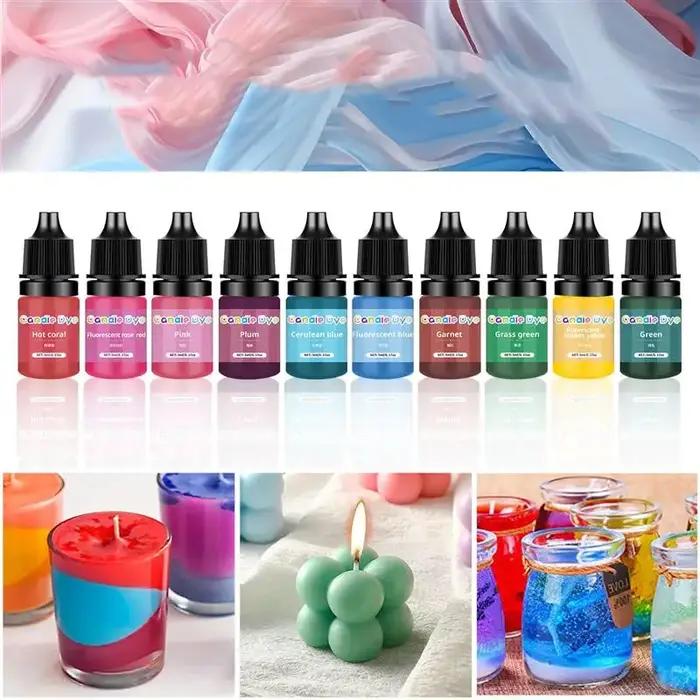 Pigments liquides d'aromathérapie Regina 36 couleurs pour création artisanale de bougies à la maison occassions spéciales ambiance personnalisée bien-être