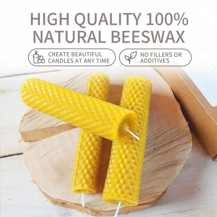 Feuilles de cire d'abeille pour la fabrication de bougies