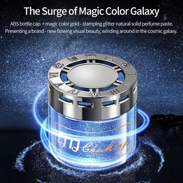 Parfum solide d'aromathérapie à sable mouvant ciel étoilé monté sur voiture, parfum longue durée de qualité supérieure pour voitures, nouveau Style pour hommes et 1 pièce