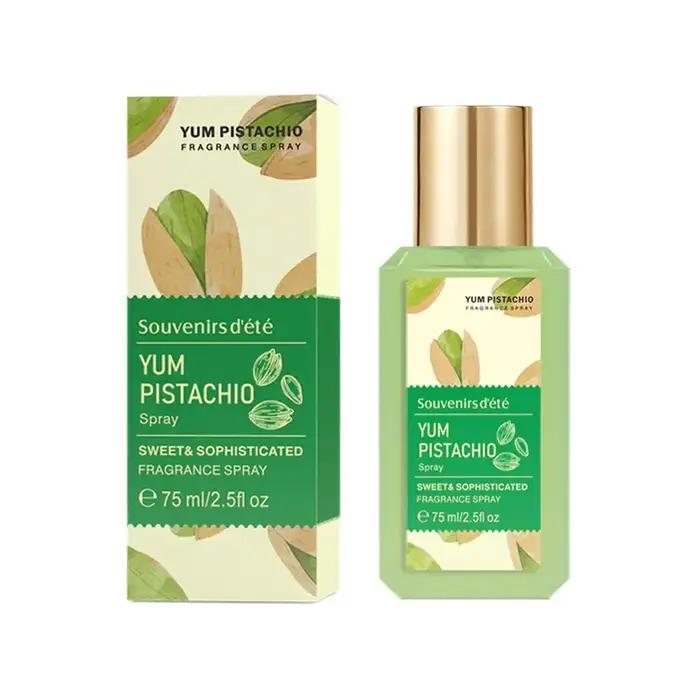 Spray parfumé à la crème glacée de pistache, parfum gourmand délicieux, parfum longue durée, arôme chaud pour femmes, parfum à porter au quotidien