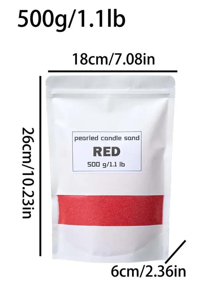 Cire de perle granulaire colorée 500g pour bougies DIY