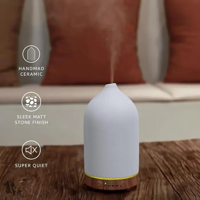 Diffuseur d'huiles essentielles à ultrasons en céramique