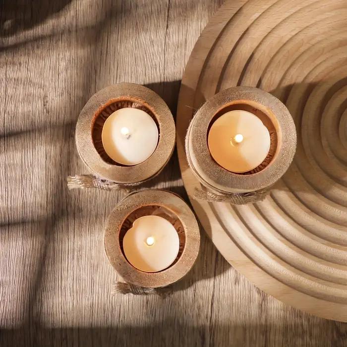 Chandelier en bois créatif