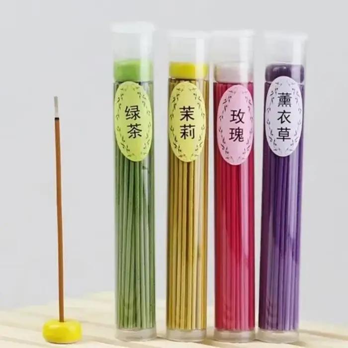 50 bâtons/boîte encens naturel épices pour la maison bois de santal Air propre aromathérapie parfum