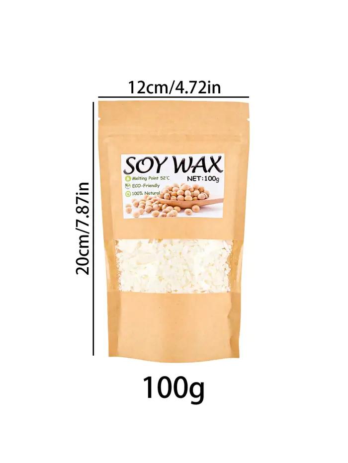 100g-1000g cire de soja naturelle bricolage bougies faites à la main artisanat faisant des fournitur