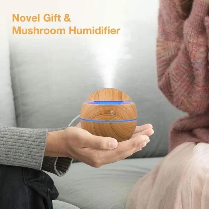 Humidificateur Électrique à Diffusion d'Arôme Ultrasonique Silencieux pour Diffusion d'Huiles Essentielles en Intérieur Usage Chambre à Coucher Bureau Salon Occasions Spéciales