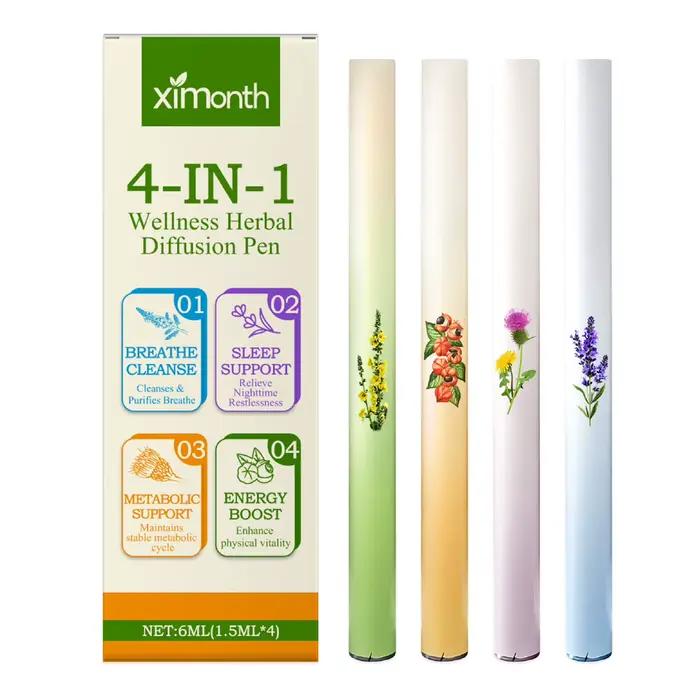 Bâtonnets de combinaison d'herbes naturelles pour diffuseur d'aromathérapie avec propriétés pour un