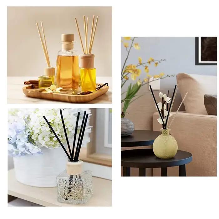Bâtons de recharge pour diffuseur en rotin, 30cm de long, extra épais, en vingt couleurs pour une ambiance unique à la maison occasions spéciales
